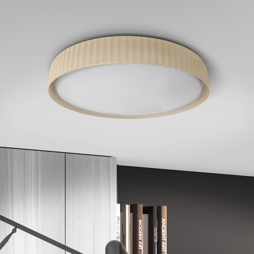 Brilagi - LED dæmpbar loftlampe LUCIA LED/60W/230V 3000-6500K Ø 59 cm beige + fjernbetjening