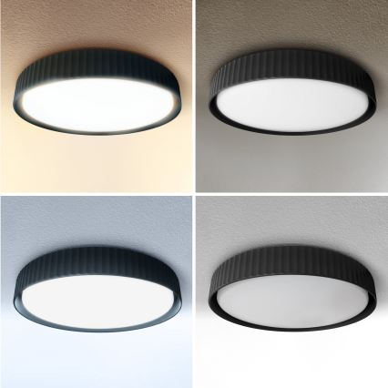 Brilagi - Dæmpbar LED-loftlampe LUCIA LED/60W/230V 3000-6500K Ø59 cm sort + fjernbetjening