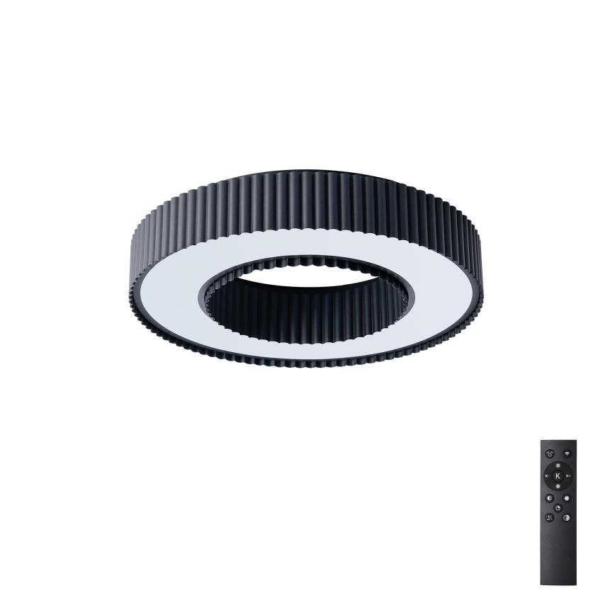 Brilagi - LED dæmpbar loftlampe LUMIX LED/48W/230V 3000-6000K sort Ø 50 cm + fjernbetjening