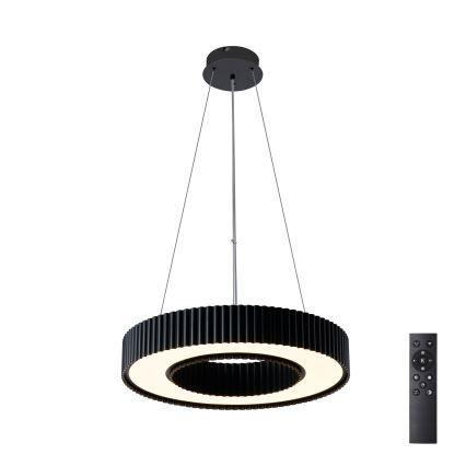 Brilagi - LED dæmpbar pendel på wire LUMIX LED/48W/230V 3000-6000K sort Ø 50 cm + fjernbetjening