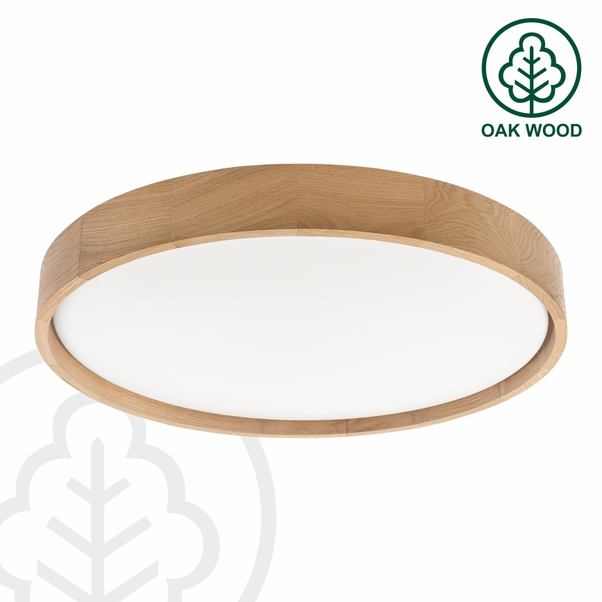 Brilagi - Dæmpbar LED-loftlampe MANAROLA SMART, 36 W, 230 V, 3000–6000 K, Wi-Fi (Tuya, Beacon), Ø 51 cm, eg, inkl. fjernbetjening