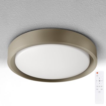 Brilagi - Dæmpbar LED-loftlampe MATTEO LED/48W/230V 3000-6500K Ø 41 cm taupe + fjernbetjening