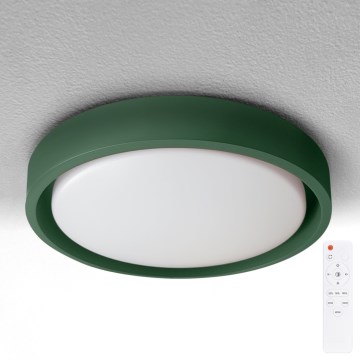 Brilagi - Dæmpbar LED-loftlampe MATTEO LED/48W/230V 3000–6500K Ø41 cm grøn + fjernbetjening