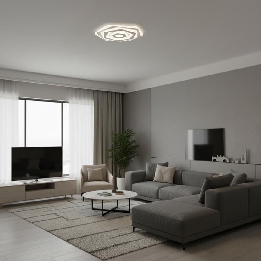 Brilagi - Dæmpbar LED-loftlampe MODERN LED/85W/230V 3000-6000K Ø 53 cm + fjernbetjening