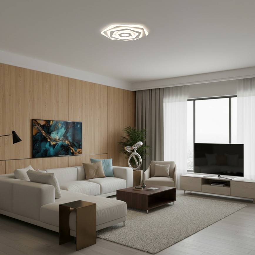 Brilagi - Dæmpbar LED-loftlampe MODERN LED/85W/230V 3000-6000K Ø 53 cm + fjernbetjening