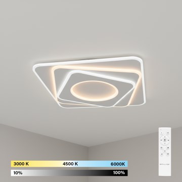 Brilagi - Dæmpbar LED-loftlampe MODERN LED/100W/230V 3000-6000K 48x48 cm + fjernbetjening