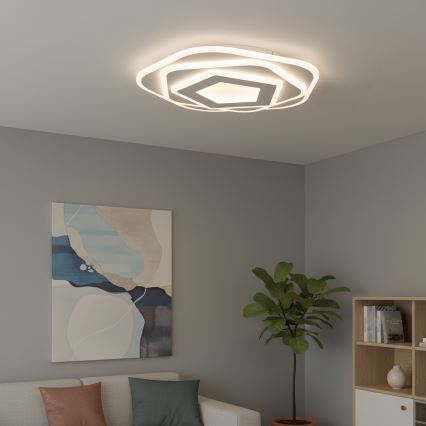 Brilagi - Dæmpbar LED-loftlampe MODERN LED/64 W/230 V 3000–6000 K Ø 40 cm + fjernbetjening