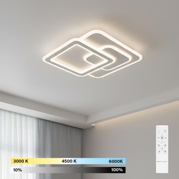 Brilagi - Dæmpbar LED-loftlampe MODERN LED/80W/230V 3000-6000K 52,5x52,5 cm + fjernbetjening
