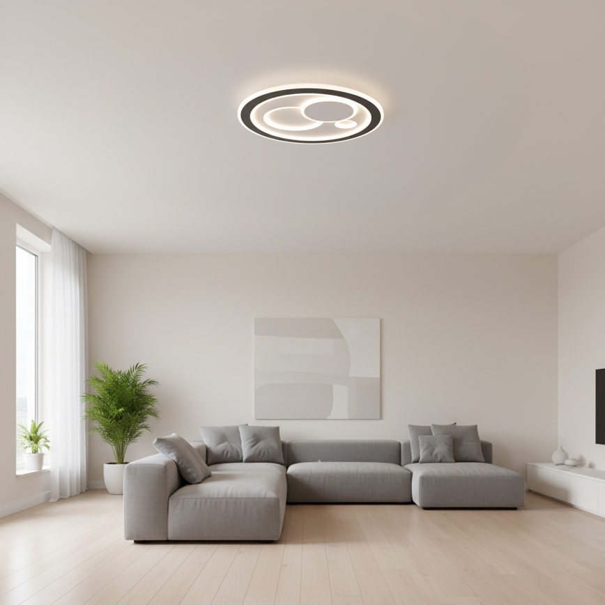 Brilagi - Dæmpbar LED-loftlampe MODERN LED/89W/230V 3000-6000K Ø 47 cm + fjernbetjening