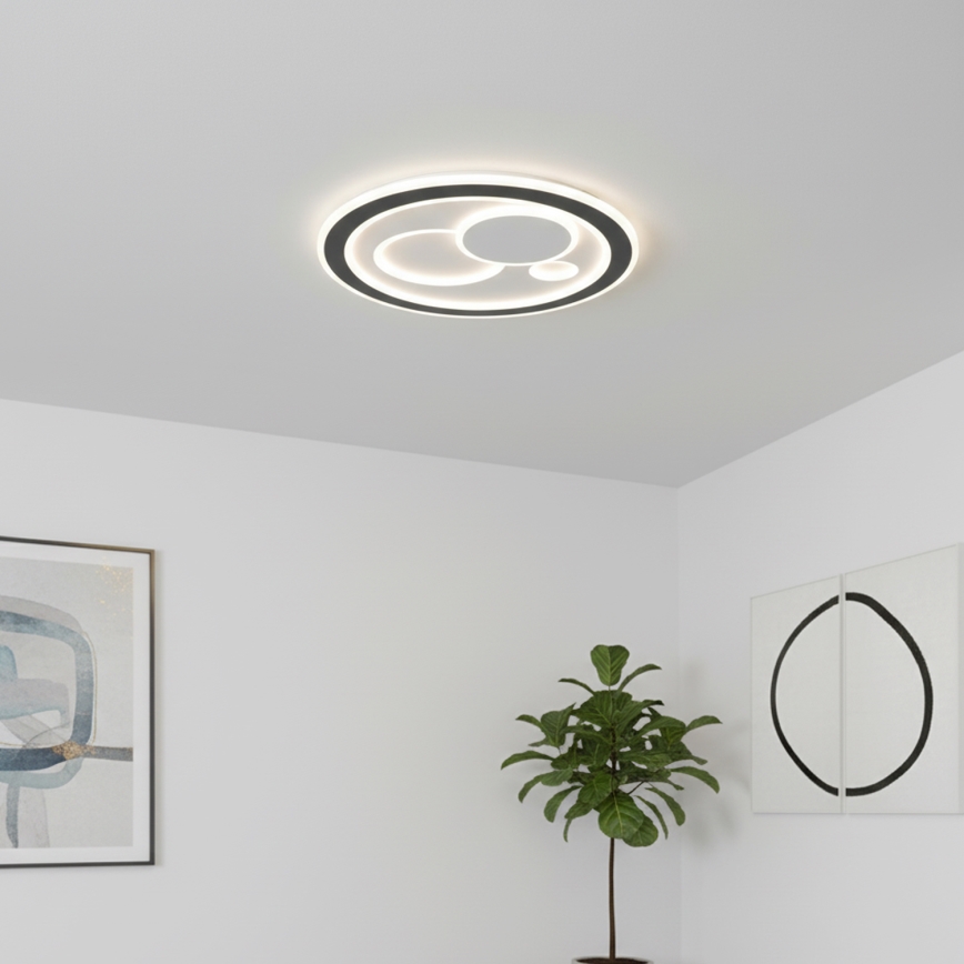Brilagi - Dæmpbar LED-loftlampe MODERN LED/89W/230V 3000-6000K Ø 47 cm + fjernbetjening