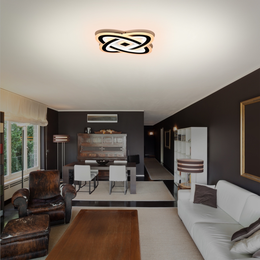 Brilagi - Dæmpbar LED-loftlampe MODERN LED/90W/230V 3000-6000K 48x48 cm+ fjernbetjening