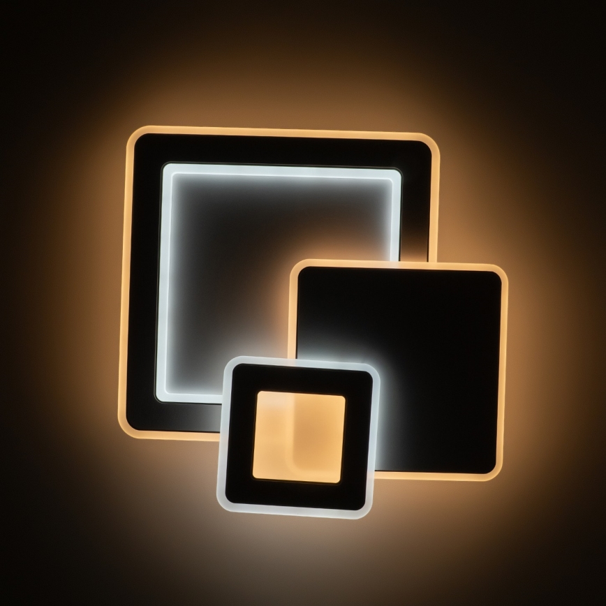 Brilagi - LED dæmpbar loftlampe MODERN LED/93W/230V 3000-6000K 48,5x48,5 cm + fjernbetjening
