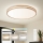 Brilagi - Dæmpbar LED-loftlampe MOLINA LED/100W/230V 3000-6000K egetræ Ø 80 cm + fjernbetjening