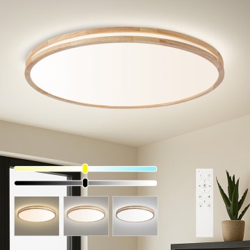 Brilagi - Dæmpbar LED-loftlampe MOLINA LED/128W/230V 3000-6000K eg Ø 100 cm + fjernbetjening