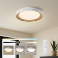 Brilagi - dæmpbar LED-loftlampe NEXO LED/48W/230V 3000-6000K hvid Ø 43 cm + fjernbetjening
