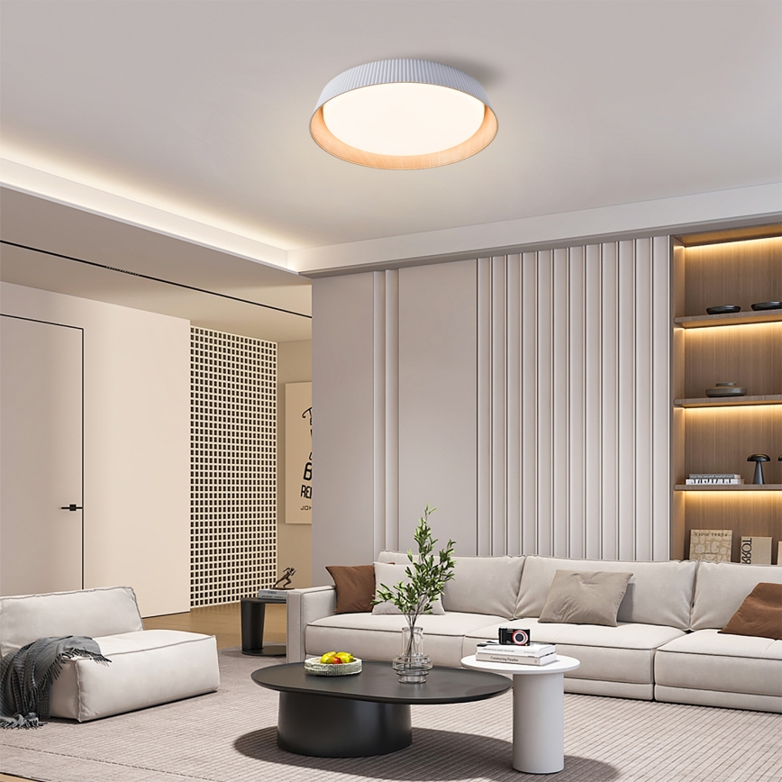 Brilagi - Dæmpbar LED-loftlampe ORINO LED/54W/230V 3000-6000K hvid Ø 43 cm + fjernbetjening