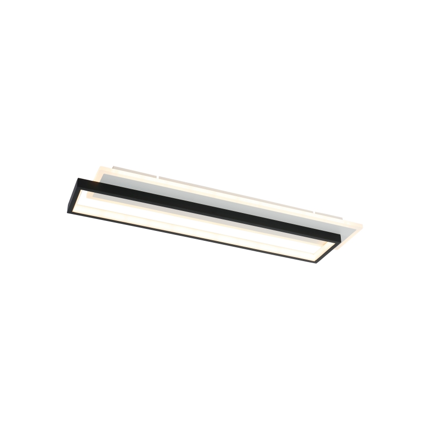Brilagi - Dæmpbar LED-loftlampe OUTLINE LED/66W/230V 3000-6000K 15x60 cm hvid/sort + fjernbetjening