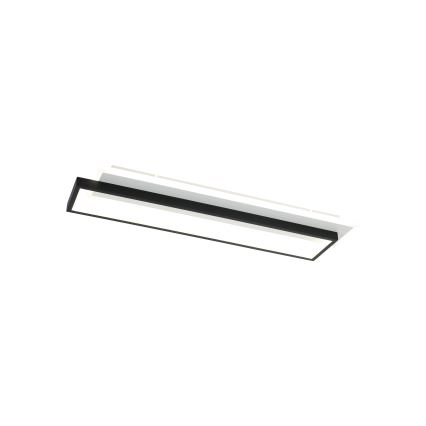 Brilagi - Dæmpbar LED-loftlampe OUTLINE LED/66W/230V 3000-6000K 15x60 cm hvid/sort + fjernbetjening