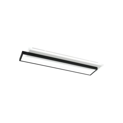 Brilagi - Dæmpbar LED-loftlampe OUTLINE LED/66W/230V 3000-6000K 15x60 cm hvid/sort + fjernbetjening