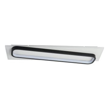 Brilagi - Dæmpbar LED-loftlampe OUTLINE LED/52W/230V 3000-6000K 15x60 cm hvid/sort + fjernbetjening