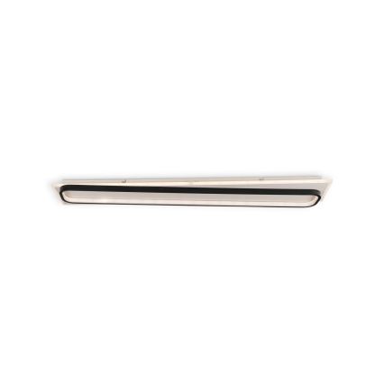 Brilagi - LED dæmpbar loftlampe OUTLINE LED/90W/230V 3000-6000K 18x100 cm hvid/sort + fjernbetjening