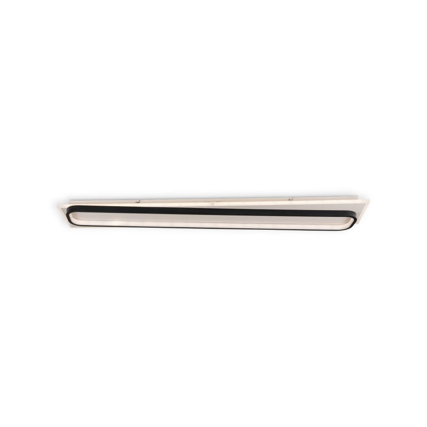 Brilagi - LED dæmpbar loftlampe OUTLINE LED/90W/230V 3000-6000K 18x100 cm hvid/sort + fjernbetjening