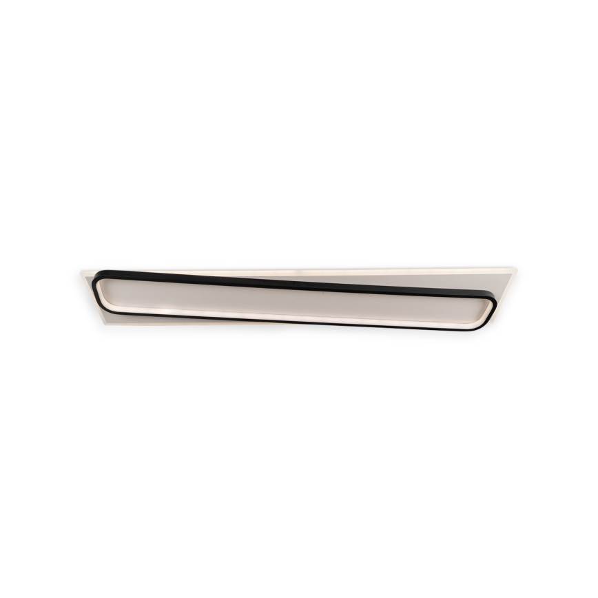 Brilagi - LED dæmpbar loftlampe OUTLINE LED/90W/230V 3000-6000K 18x100 cm hvid/sort + fjernbetjening