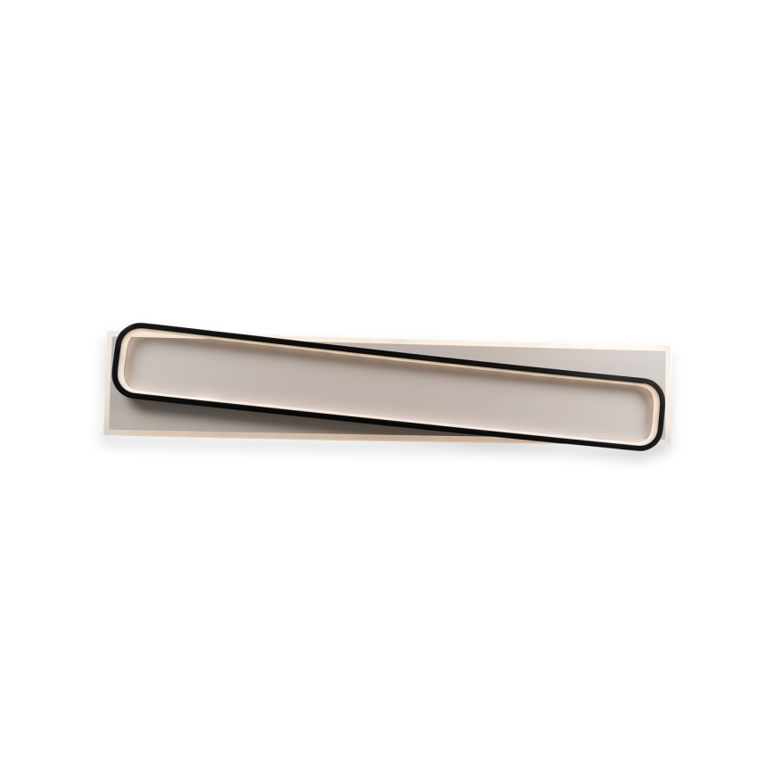Brilagi - LED dæmpbar loftlampe OUTLINE LED/90W/230V 3000-6000K 18x100 cm hvid/sort + fjernbetjening