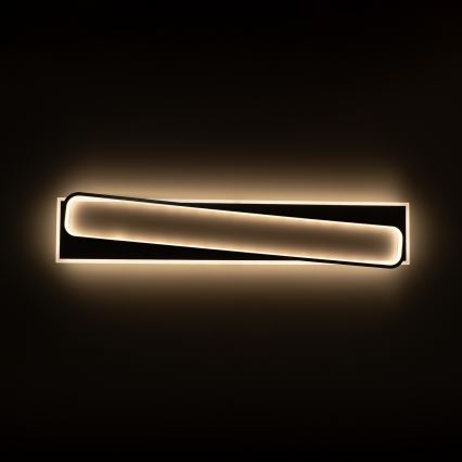Brilagi - LED dæmpbar loftlampe OUTLINE LED/90W/230V 3000-6000K 18x100 cm hvid/sort + fjernbetjening