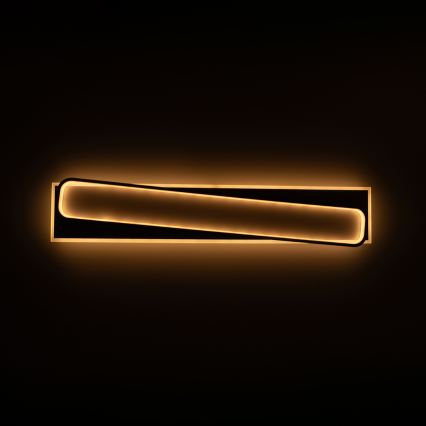 Brilagi - LED dæmpbar loftlampe OUTLINE LED/90W/230V 3000-6000K 18x100 cm hvid/sort + fjernbetjening