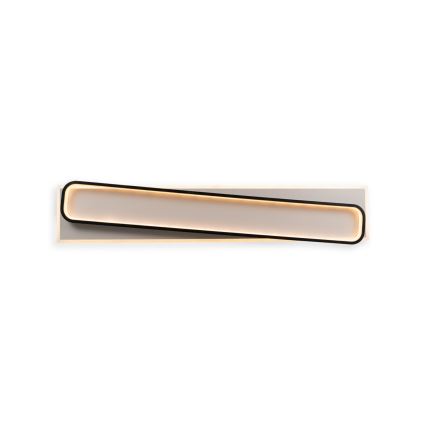 Brilagi - LED dæmpbar loftlampe OUTLINE LED/90W/230V 3000-6000K 18x100 cm hvid/sort + fjernbetjening