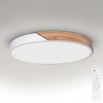 Brilagi - Dæmpbar LED-loftlampe PILANA LED/60W/230V 3000-6500K eg/hvid Ø 60 cm + fjernbetjening