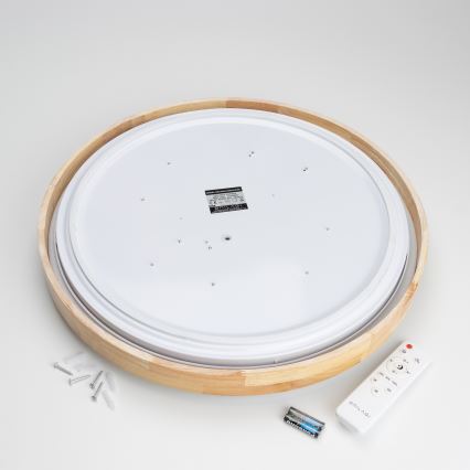 Brilagi - Dæmpbar LED-loftlampe PINE LED/60W/230V Ø 52 cm 3000-6500K + fjernbetjening