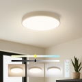 Brilagi - Dæmpbar LED-loftlampe POOL LED/36W/230V 3000-6000K Ø 30 cm beige + fjernbetjening