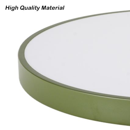 Brilagi - LED-dæmpbar loftlampe POOL LED/48W/230V 3000-6000K Ø 40 cm grøn + fjernbetjening