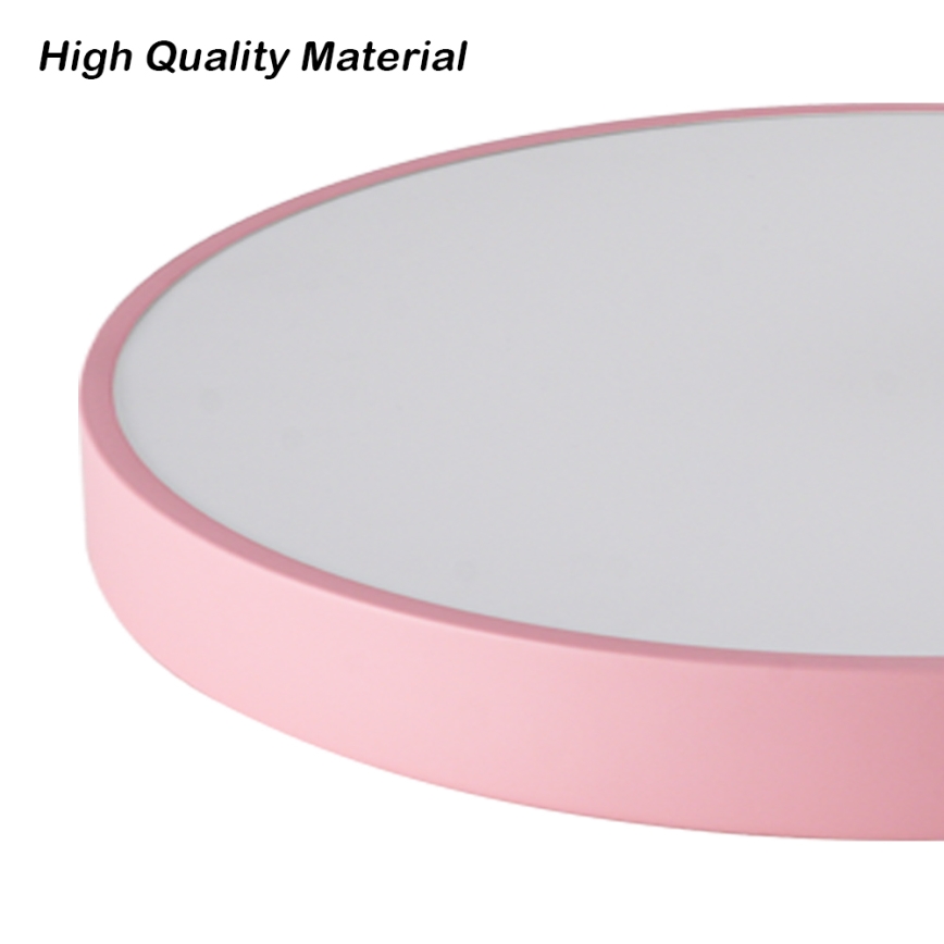 Brilagi - Dæmpbar LED-loftlampe POOL LED/48W/230V 3000-6000K Ø 40 cm rosa + fjernbetjening