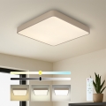 Brilagi - Dæmpbar LED-loftlampe POOL LED/48W/230V 3000-6000K 50x50 cm beige + fjernbetjening