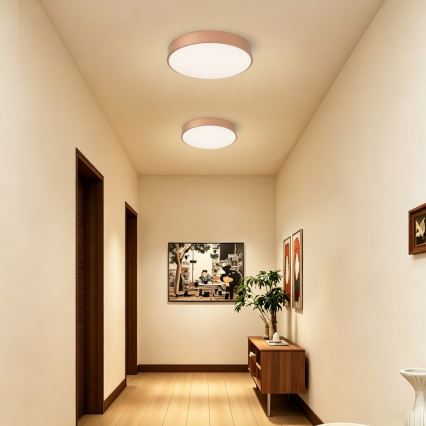 Brilagi - LED-dæmpbar loftlampe POOL LED/48W/230V 3000–6000K Ø 40 cm bronzefarvet + fjernbetjening