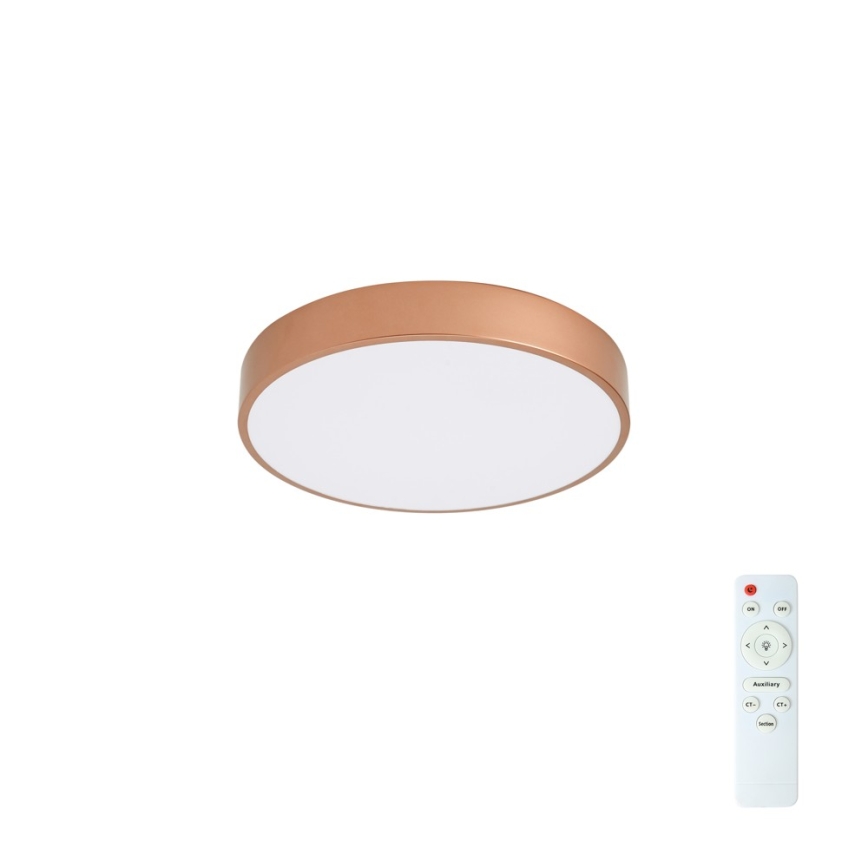 Brilagi - LED-dæmpbar loftlampe POOL LED/48W/230V 3000–6000K Ø 40 cm bronzefarvet + fjernbetjening