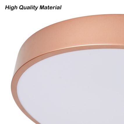 Brilagi - LED-dæmpbar loftlampe POOL LED/48W/230V 3000–6000K Ø 40 cm bronzefarvet + fjernbetjening