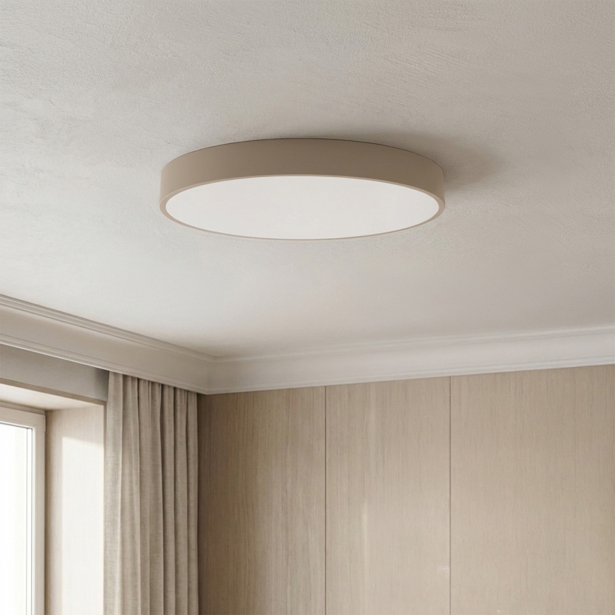 Brilagi - Dæmpbar LED-loftlampe POOL LED/50W/230V 3000-6000K Ø 40 cm beige + fjernbetjening