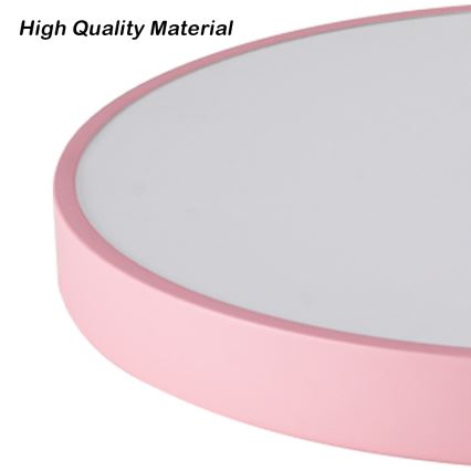 Brilagi - LED dæmpbar loftlampe POOL LED/60W/230V 3000–6000K Ø 50 cm rosa + fjernbetjening