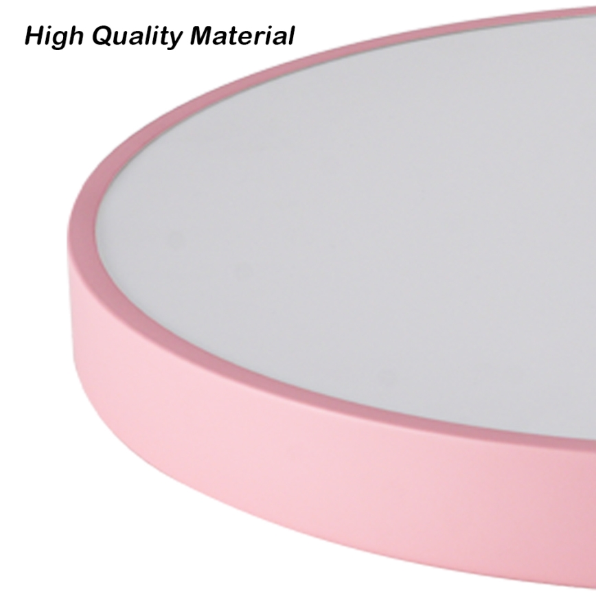 Brilagi - LED dæmpbar loftlampe POOL LED/60W/230V 3000–6000K Ø 50 cm rosa + fjernbetjening