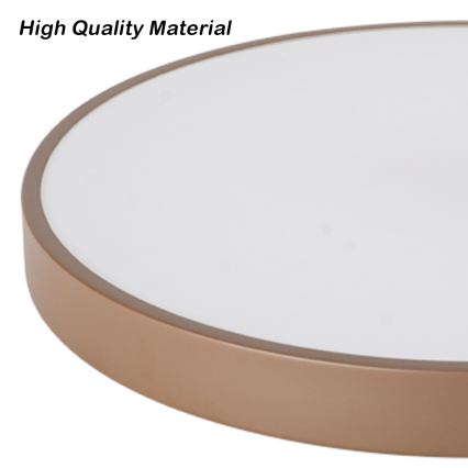 Brilagi - Dæmpbar LED-loftlampe POOL LED/60W/230V 3000-6000K Ø 60 cm brun + fjernbetjening