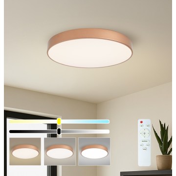 BRILAGI - Dæmpbar LED loftlampe POOL LED/60W/230V 3000-6000K pr. 60 cm kobberfarvet + fjernbetjening