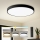 Brilagi - Dæmpbar LED-loftlampe POOL SMART LED/100W/230V 3000-6000K Ø 80 cm Wi-Fi Tuya sort + fjernbetjening