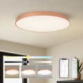 BRILAGI - Dæmpbar LED-loftlampe POOL SMART LED/128W/230V 100 cm 3000-6000K Wi-Fi Tuya bronzefarvet + fjernbetjening