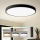 Brilagi - Dæmpbar LED-loftlampe POOL SMART LED/128W/230V 3000-6000K Ø 100 cm Wi-Fi Tuya sort + fjernbetjening