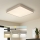Brilagi - Dæmpbar LED-loftlampe POOL SQUARE LED/36W/230V 3000-6000K 40x40 cm beige + fjernbetjening
