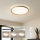 Brilagi - dæmpbar LED-loftlampe RIVO LED/72W/230V 3000-6000K træfinish Ø 50 cm + fjernbetjening